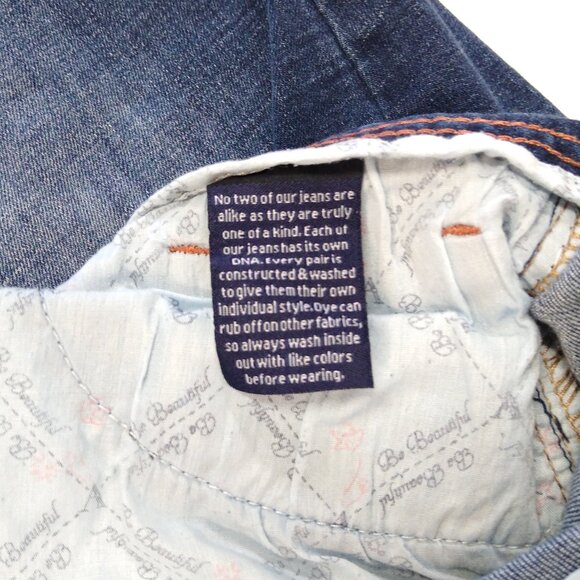 Amethyst Jeans Be Beautiful Women 11 Reg Fit Dariela Mid-Rise Denim Embroidered - Picture 4 of 6